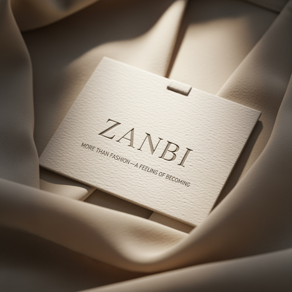 AI Design for ZANBI Create a premium fashion and lifestyle brand name inspired by the concepts of Transcendence, Comfort, Confidence, Growth, Transformation, Self-Expression, and Emotional Connection. The brand sells clothing, bags, jewelry, accessories, and lifestyle products. The name should capture the feeling of rising above limitations, becoming a better version of yourself, feeling comfortable in your own skin, and carrying quiet confidence. It should feel luxurious yet approachable, elegant, timeless, memorable, easy to pronounce, and suitable for a global fashion brand. Generate short original names (4–8 letters) that evoke transcendence, comfort, confidence, empowerment, warmth, belonging, and personal evolution. Avoid existing famous brands. For each name, provide a meaning, brand story, and slogan. The overall emotion should be: "Comfort. Confidence. Transcendence." and "More than fashion—a feeling of becoming." ✨
with model
mix this 5 word feeling an