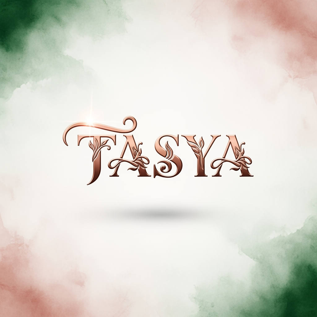 AI Design for TASYA LOGO REQUIRED IN STYLISH FONT