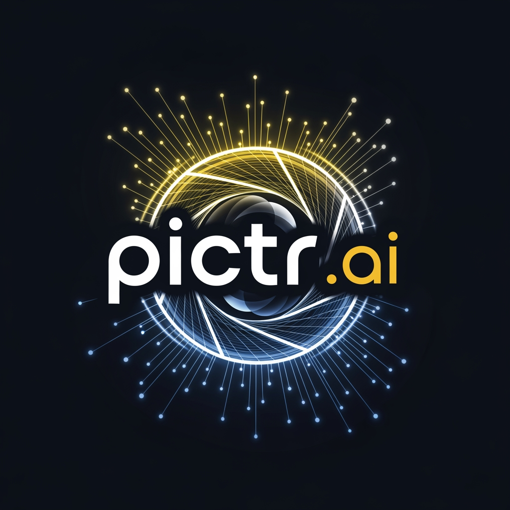 AI Design for pictr.ai this my profile name generate crazy and best logo