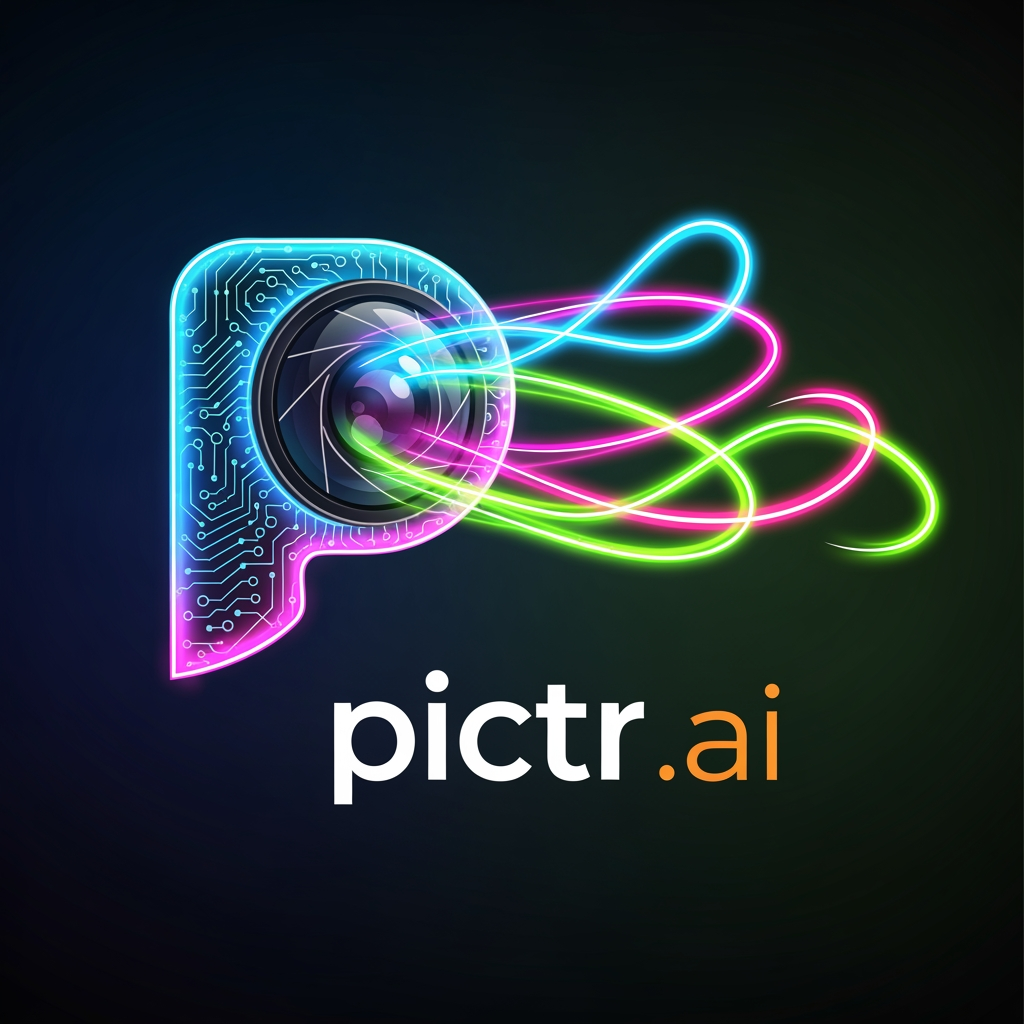 AI Design for pictr.ai this my profile name generate crazy and best logo