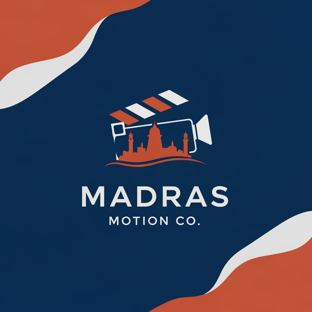 AI Design for MADRAS MOTION CO create a logo the services we provide are Short-form reels
Motion posters
Talking-head edits
Corporate videos
AI-enhanced video production