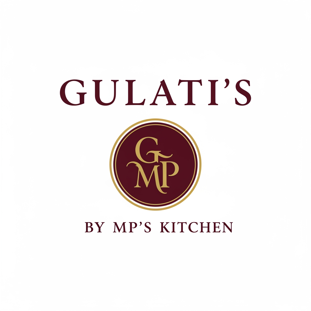 AI Design for Design an elegant and premium logo for a brand named "Gulati's by MP's Kitchen".
The logo should be aesthetic, simple, minimal, and classy, with a timeless luxury feel rather than something trendy or overly decorative.
Requirements:
Use only 2 colours throughout the logo.
Keep the design clean, sophisticated, and memorable.
Create a premium identity suitable for a modern food, kitchen, or gourmet brand.
Avoid clutter, excessive details, chef hats, utensils, flames, or generic restaurant symbols.
Focus on elegant typography, subtle monogram elements, and refined design details.
Typography:
Make "Gulati's" the main hero element.
Place "by MP's Kitchen" in a smaller size as a secondary line.
Use elegant serif or luxury-inspired typography with balanced spacing.
Style keywords:
Aesthetic • Minimal • Luxury • Timeless • Editorial • Sophisticated • Premium • Modern Heritage
Colour direction (choose any one 2-colour combination):
Burgundy (#6A1E2C) + Gold (#D4AF37)
Black + Cream
Deep Green + Ivory
Additional instructions:
The logo should be versatile and work beautifully on menus, packaging, stickers, signage, social media, and business cards.
It should look premium even when scaled down.
Create 3 concepts:
Elegant wordmark
Minimal monogram (G + MP)
Premium emblem/badge version
