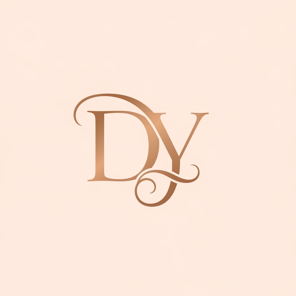 AI Design for generate a logo for divya and yash names together for wedding invitation only using the intial D and Y