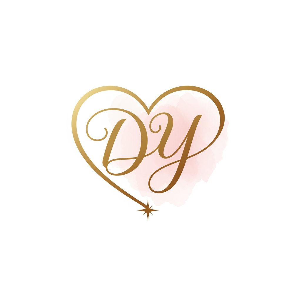 AI Design for generate a logo for divya and yash names together for wedding invitation only using the intial D and Y