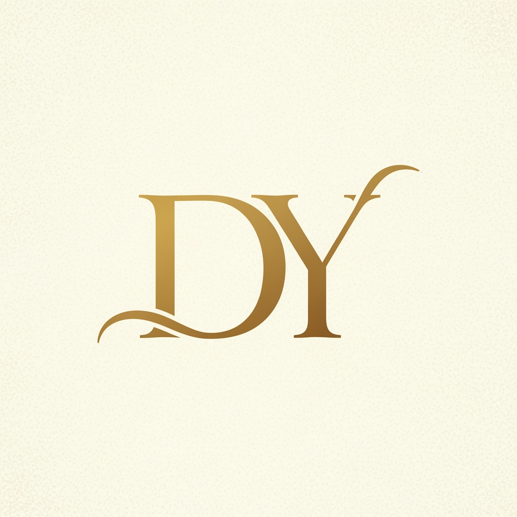 AI Design for generate a logo for divya and yash names together for wedding invitation only using the intial D and Y