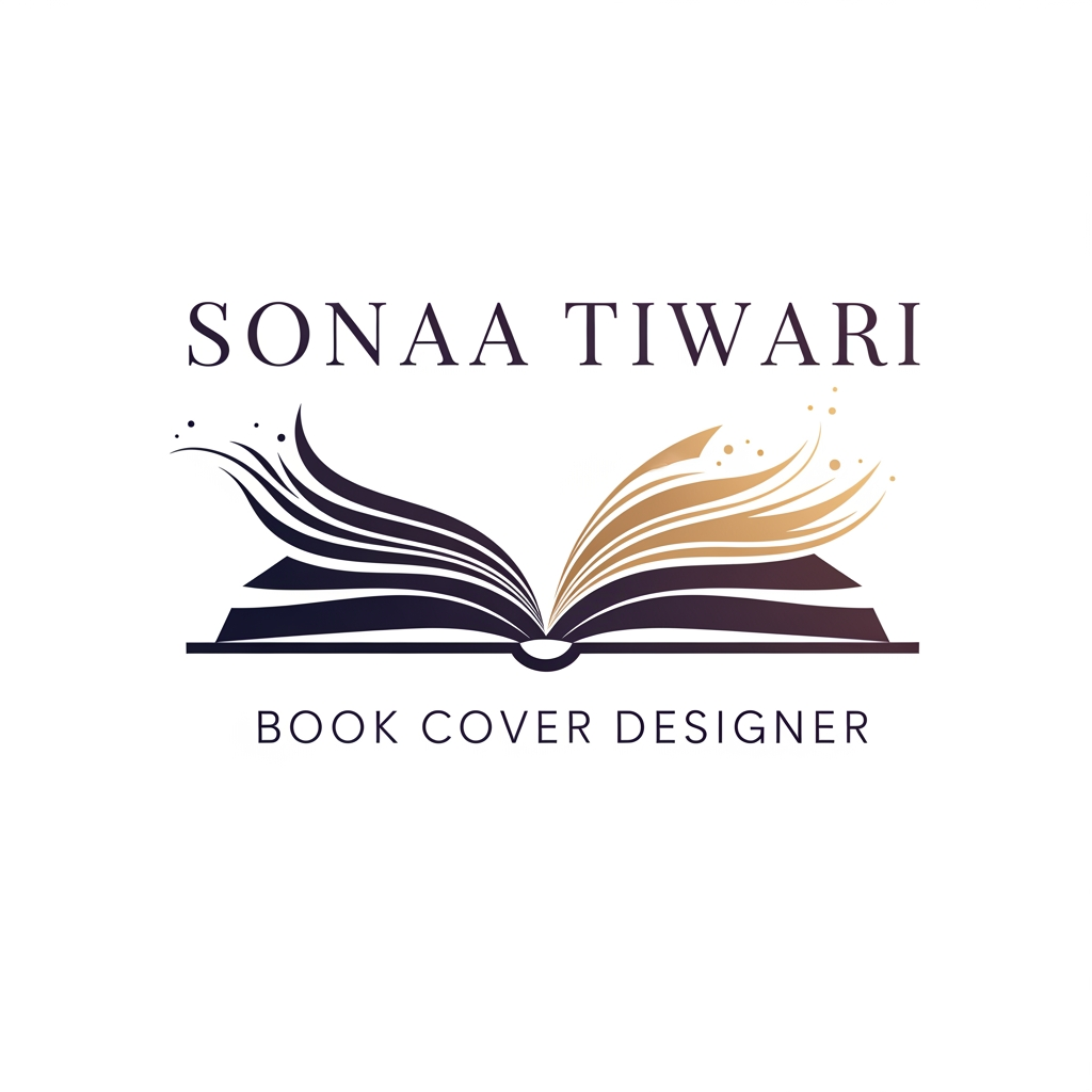 AI Design for a logo for sonaa tiwari who us e to make book covers
