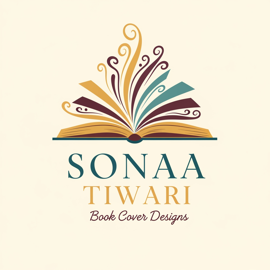 AI Design for a logo for sonaa tiwari who us e to make book covers