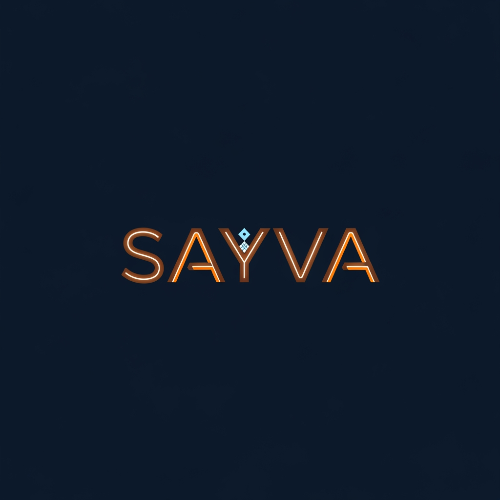 AI Design for generate me a loGo in which a very small amount of South Asian motif - it should be very very subtle We don’t need a rainbow of colors. Professional, modern, so it pops. Font should be super easy to read when it’s tiny as well as large We also don’t need the word “teens” in the logo. Just "SAYVA". ME A CLEAN LOGO ACC TO CLIENT INSTRUCTIONS
i NEED DARK ORANGE, NEON AND WHITE AND SKY BLUE COLOR LOGO PLACED ON A DARK BLUE BG, SOMETHING CREATIBE=VE AND FUNMKY