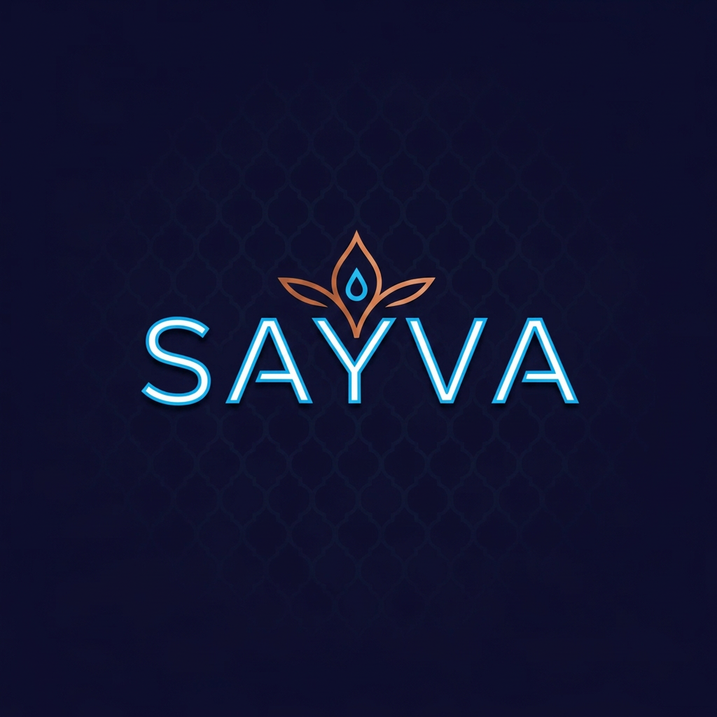 AI Design for generate me a loGo in which a very small amount of South Asian motif - it should be very very subtle We don’t need a rainbow of colors. Professional, modern, so it pops. Font should be super easy to read when it’s tiny as well as large We also don’t need the word “teens” in the logo. Just "SAYVA". ME A CLEAN LOGO ACC TO CLIENT INSTRUCTIONS
I NEED MORE MODERN TEXT AND LAYOUT