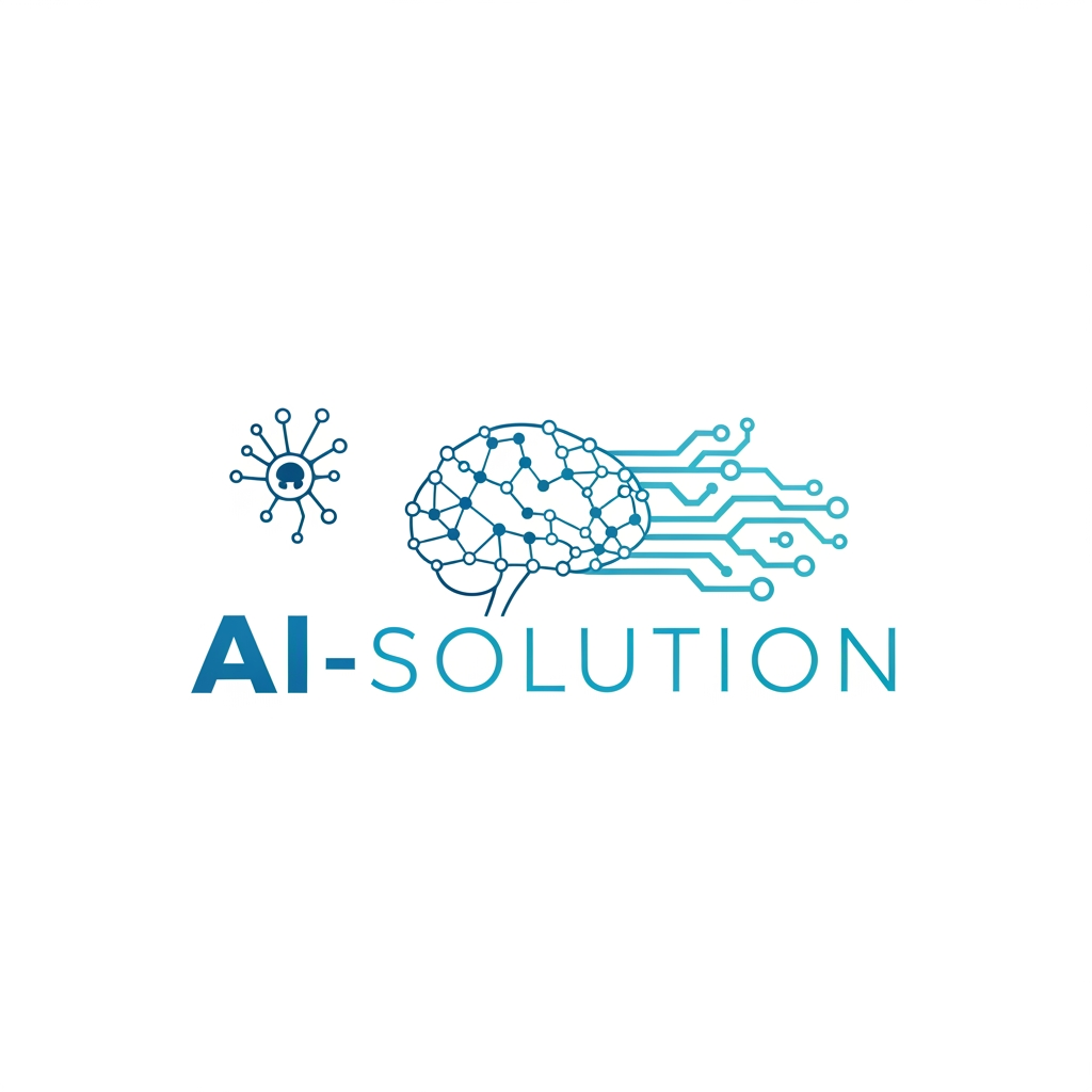 AI Design for CREATE A LOG FOR A COMPANY . WHICH NAME IS AI-SOLUTION