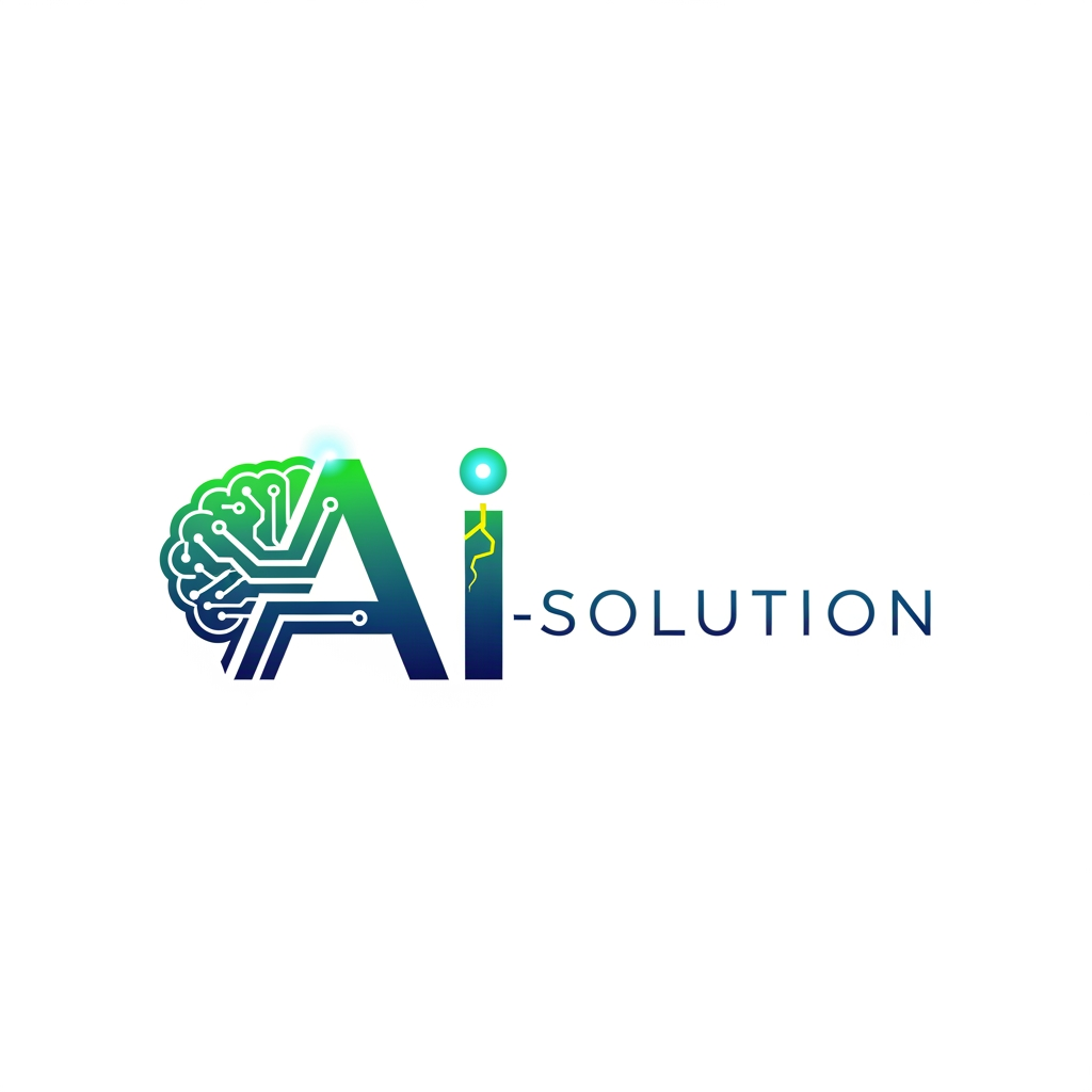AI Design for CREATE A LOG FOR A COMPANY . WHICH NAME IS AI-SOLUTION