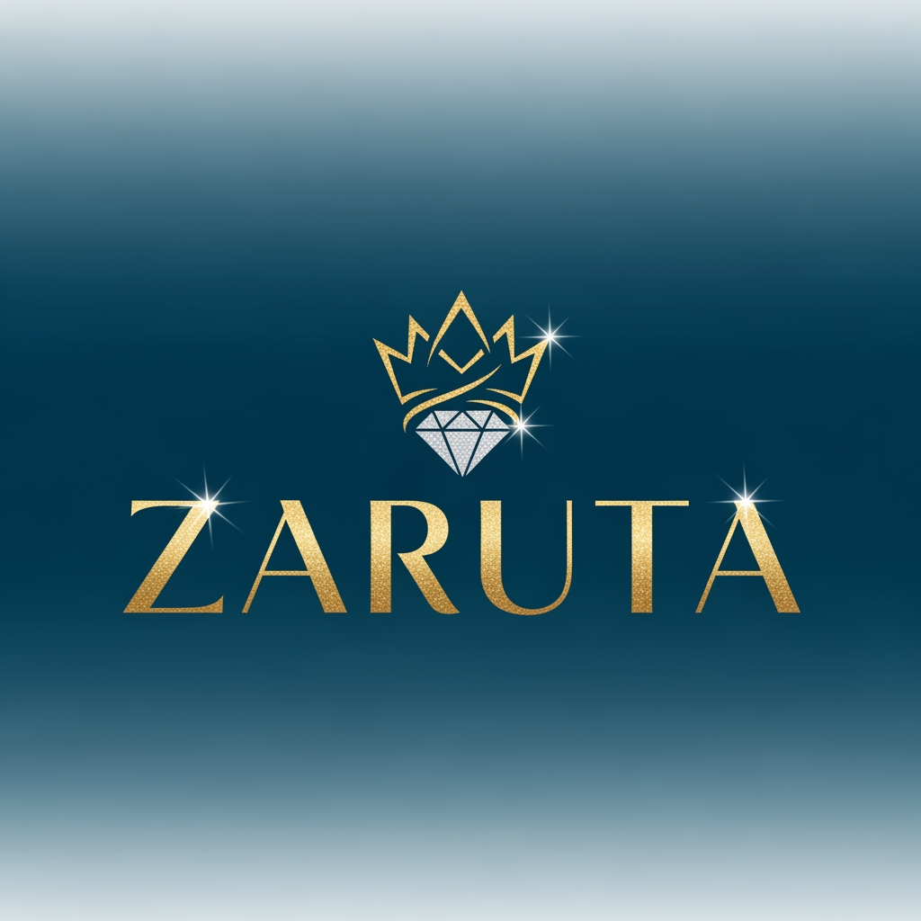AI Design for i want to create logo for my brand Zaruta it is a imitation jeweller brand