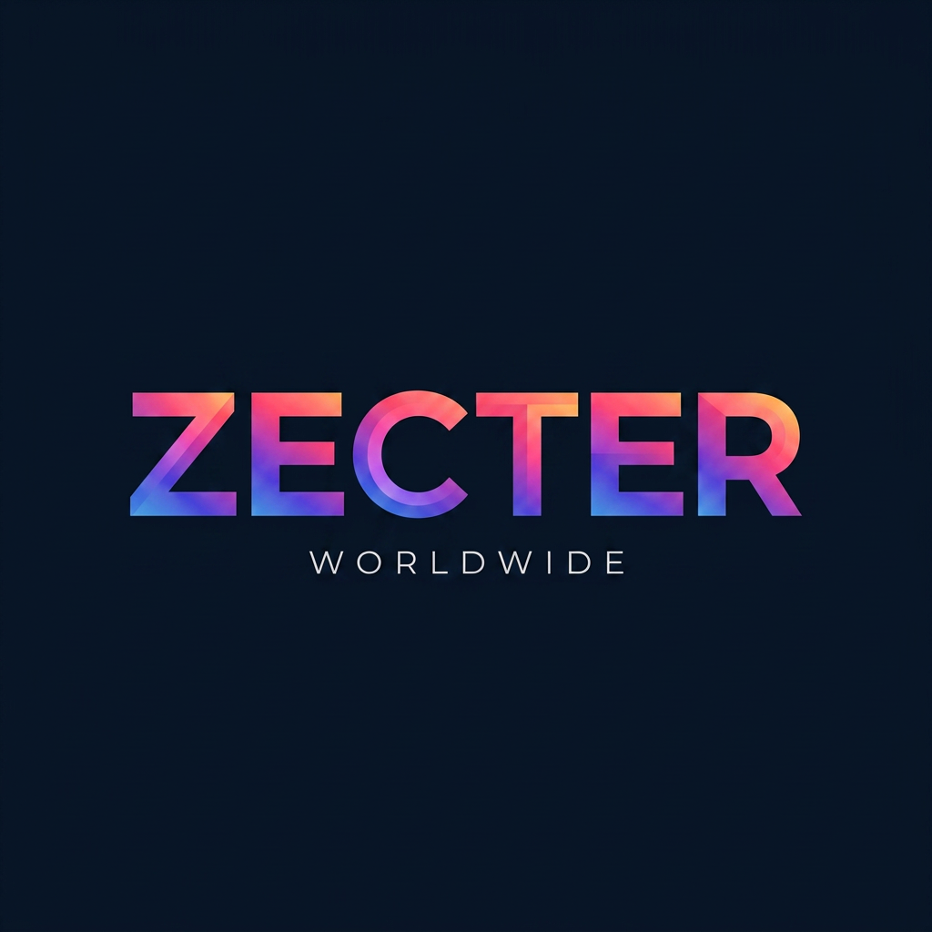 AI Design for my company name is ZECTER
create a simple text design
look the refarance and made it
its good better more
