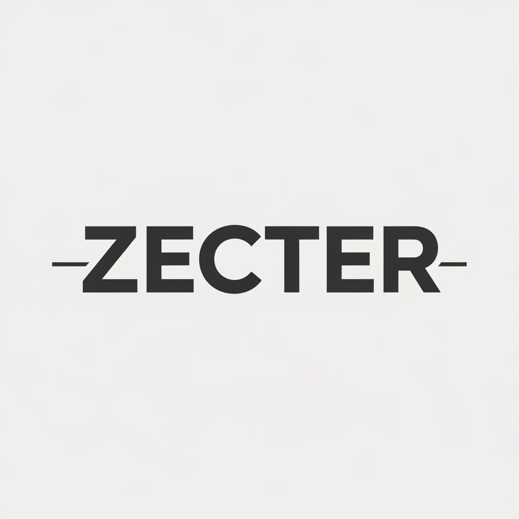 AI Design for my company name is ZECTER
create a simple text design