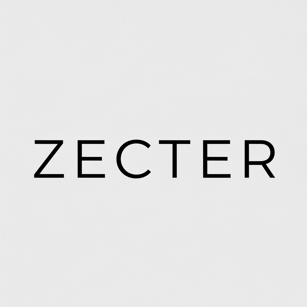 AI Design for my company name is ZECTER
create a simple text design
