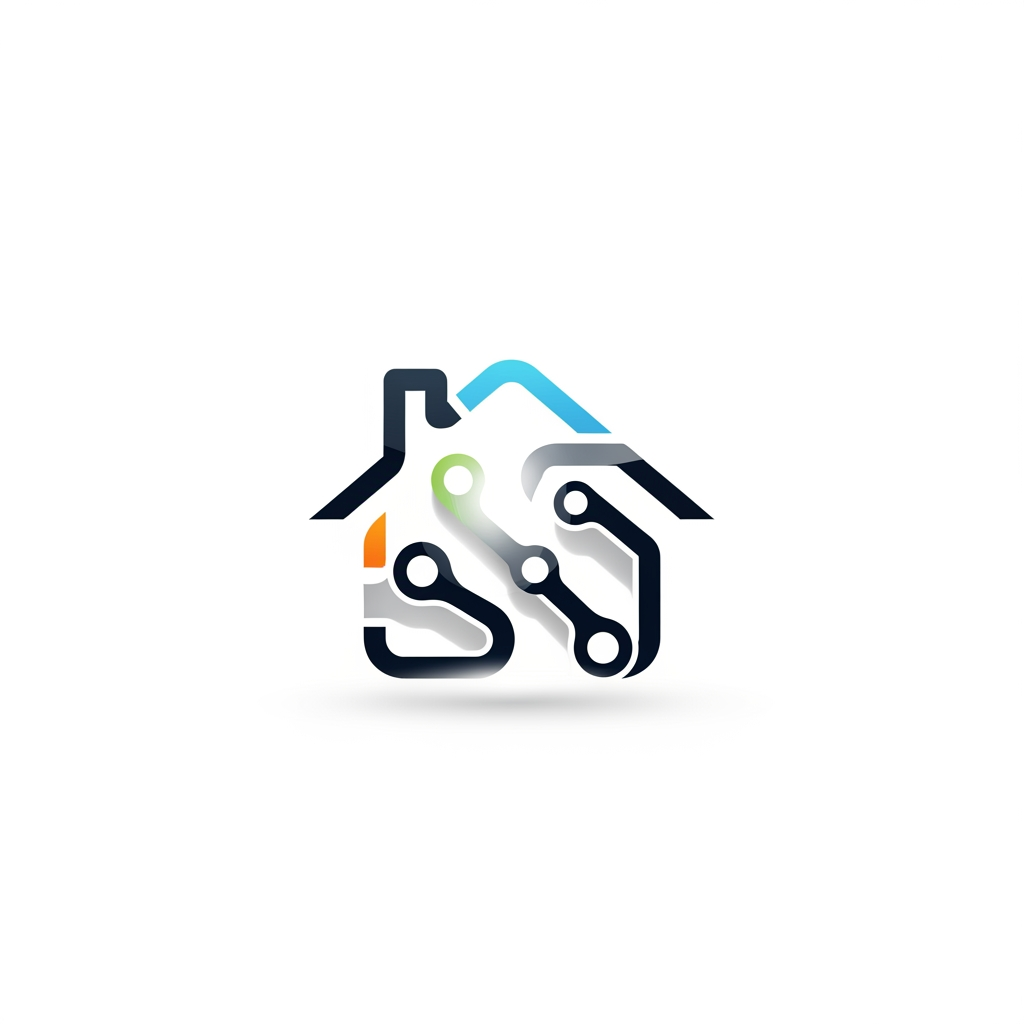 AI Design for I want a logo for Smart Home app something like who shows the home icon and control over the home so it clearly represent this is a smart home app. please generate