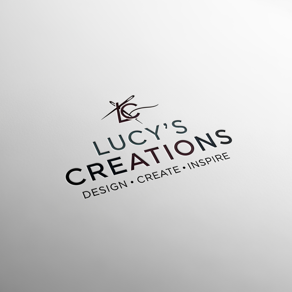 AI Design for create a logo of a fashion brand simple and professional

LC
Lucy's Creations 
Design Create Inspire