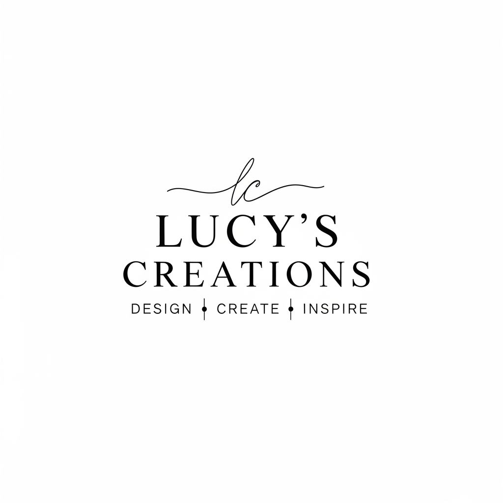 AI Design for create a logo of a fashion brand simple and professional

LC
Lucy's Creations 
Design Create Inspire