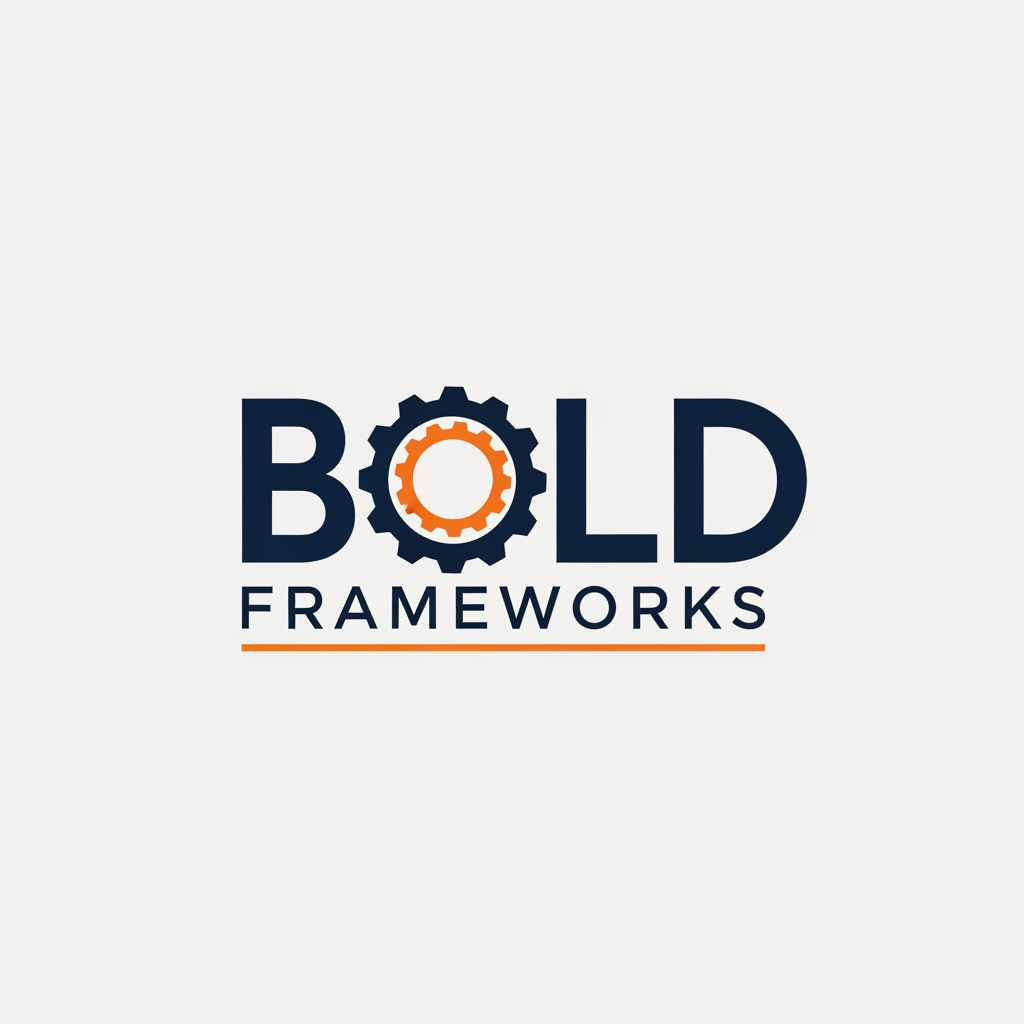 AI Design for logo for "BOLD frameworks"