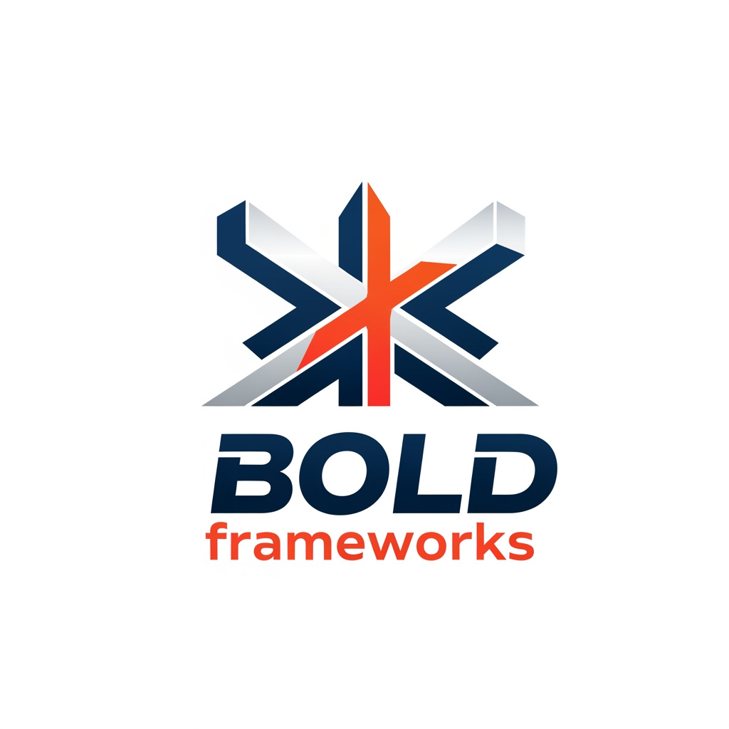AI Design for logo for "BOLD frameworks"