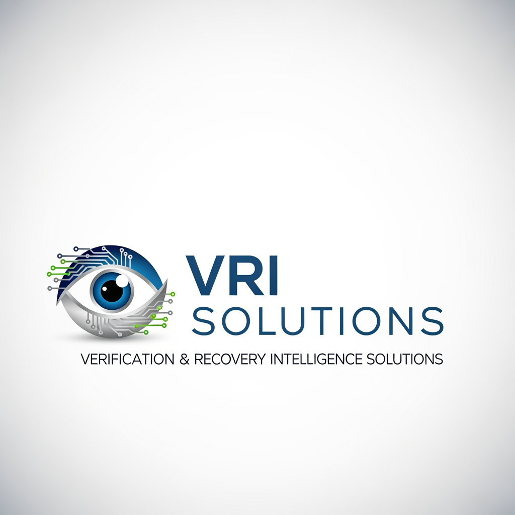 AI Design for Company Name:

VRI Solutions

Full Form:

Verification & Recovery Intelligence Solutions