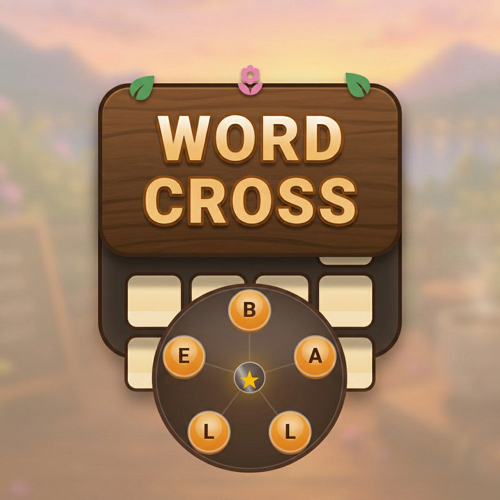 AI Design for Create the logo based on attachd image
this is mobile game
game name is Word Cross