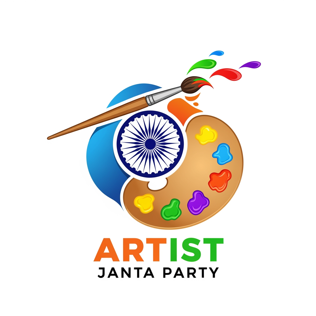 AI Design for i want to create a logo for "Artist Janta Party"