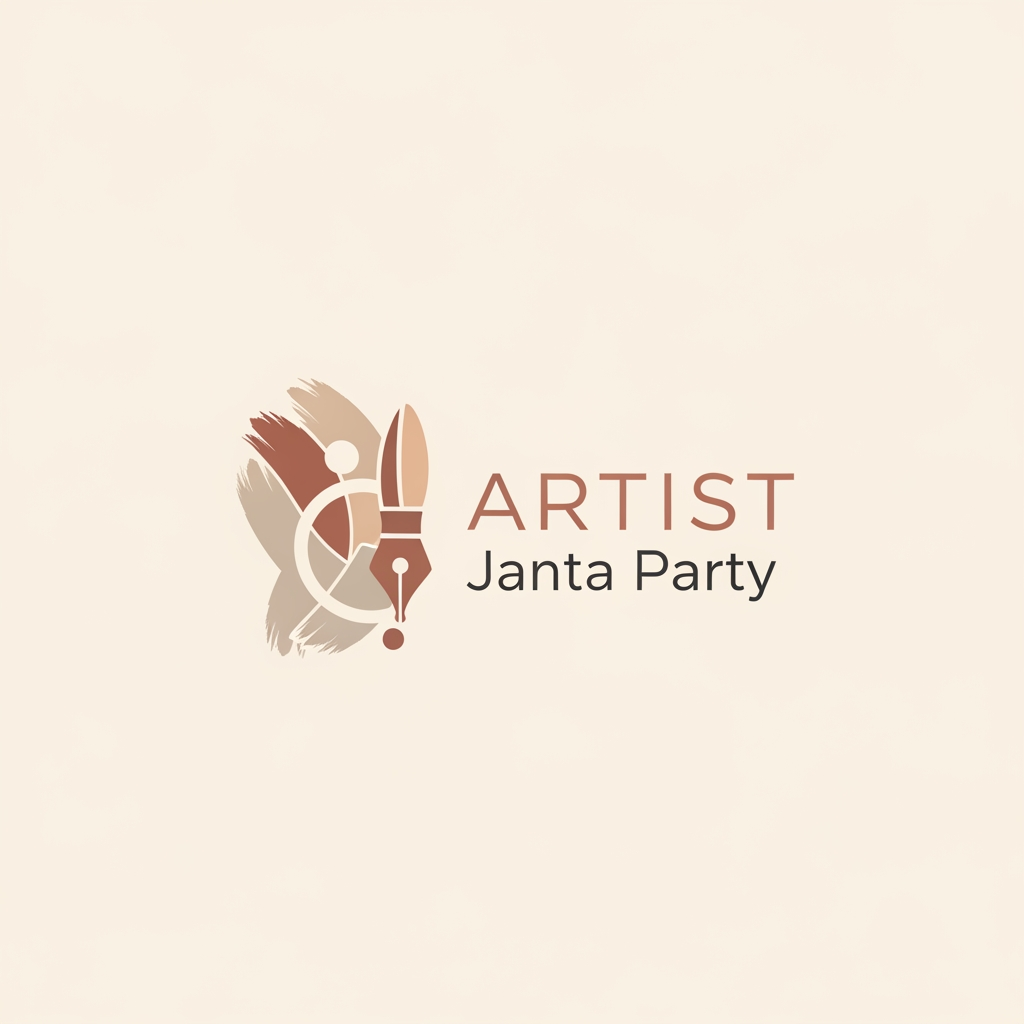 AI Design for i want to create a logo for "Artist Janta Party"
simple, cool, genz, and minimal simple, nude colors