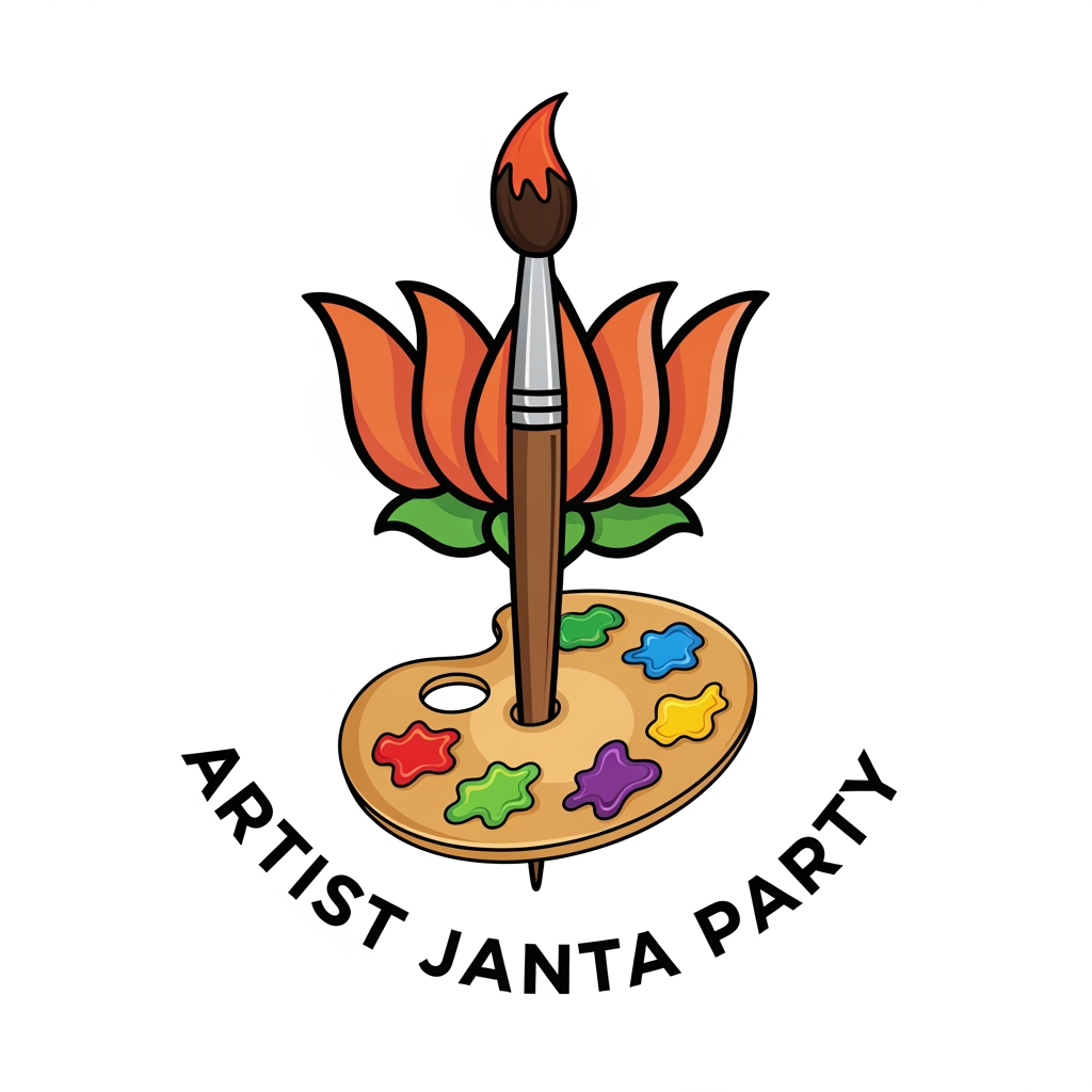 AI Design for i want to create a logo for "Artist Janta Party"