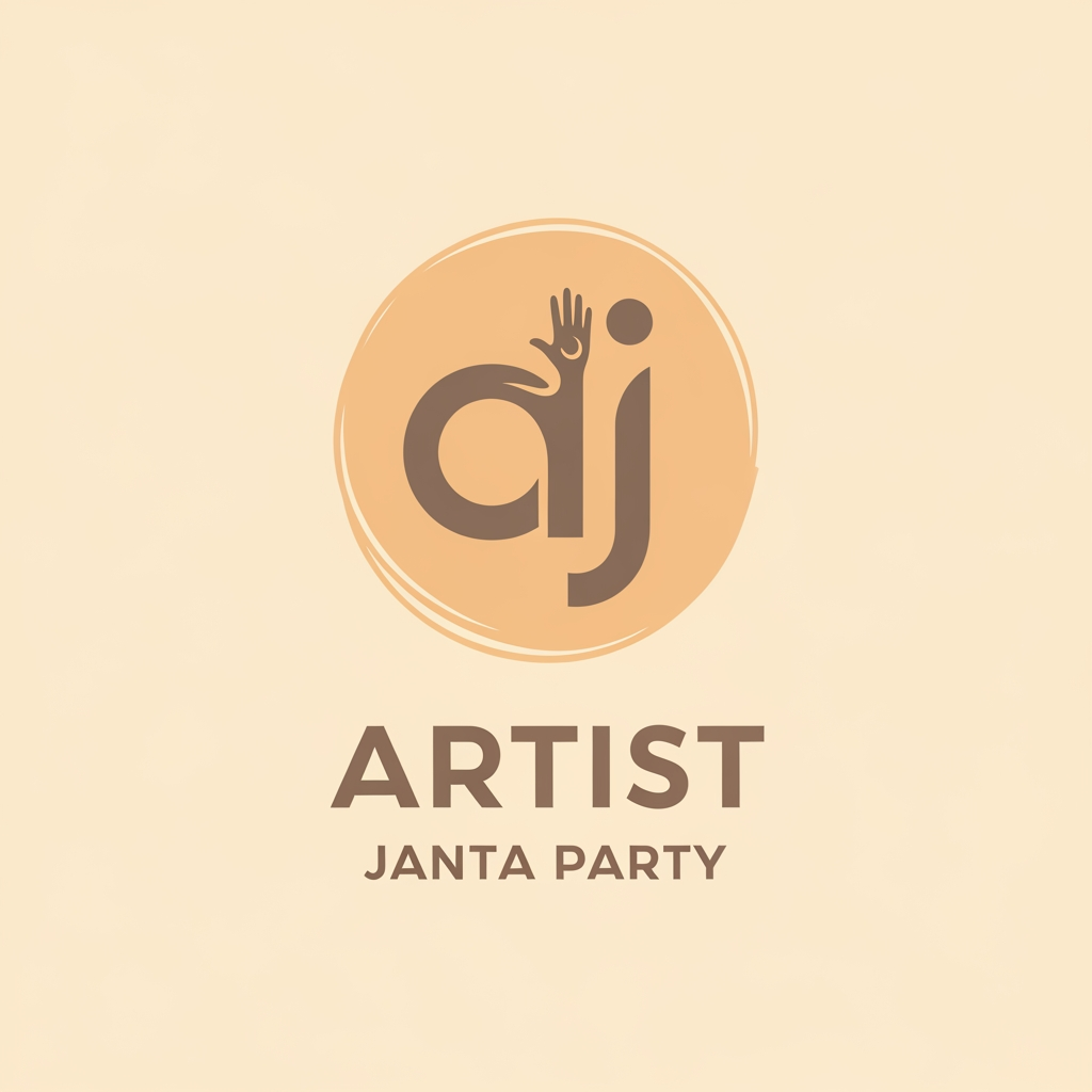 AI Design for i want to create a logo for "Artist Janta Party"
simple, cool, genz, and minimal simple, nude colors