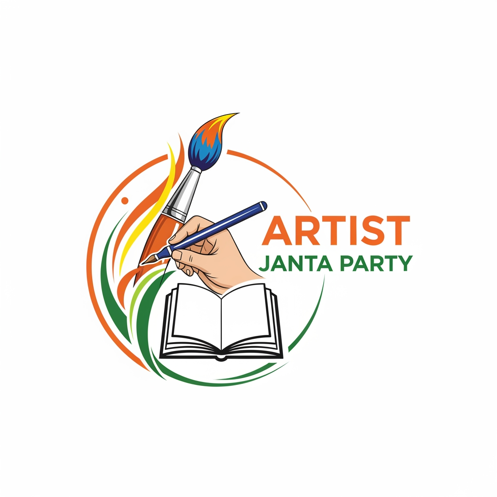 AI Design for i want to create a logo for "Artist Janta Party"