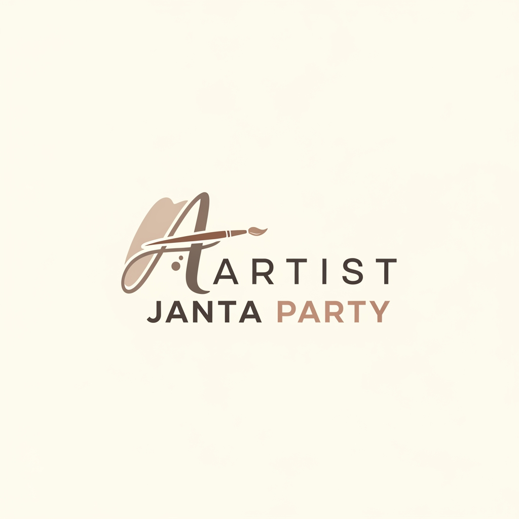 AI Design for i want to create a logo for "Artist Janta Party"
simple, cool, genz, and minimal simple, nude colors
make it cool and genz vibes
