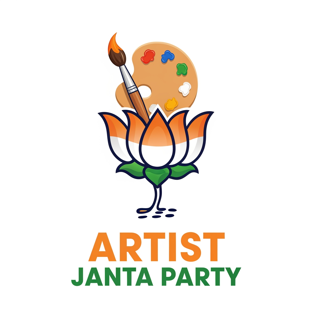 AI Design for i want to create a logo for "Artist Janta Party"