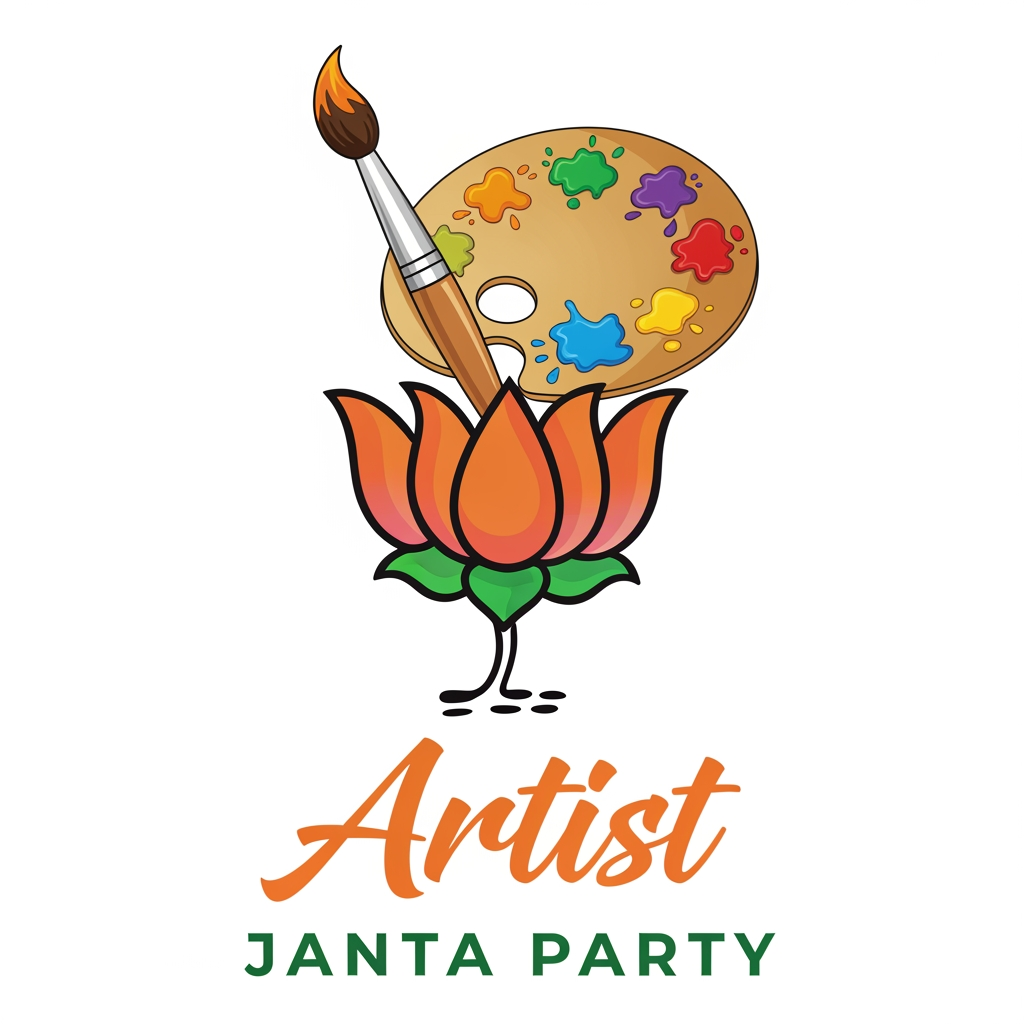 AI Design for i want to create a logo for "Artist Janta Party"