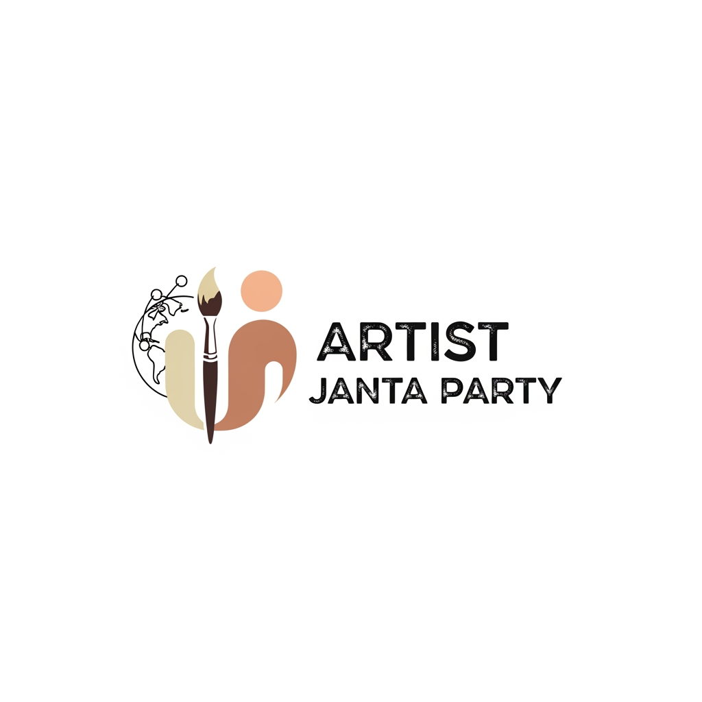 AI Design for i want to create a logo for "Artist Janta Party"
simple, cool, genz, and minimal simple, nude colors
make it cool and genz vibes