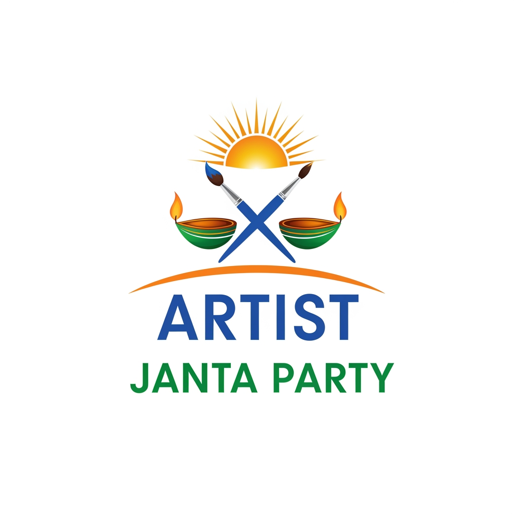 AI Design for i want to create a logo for "Artist Janta Party"