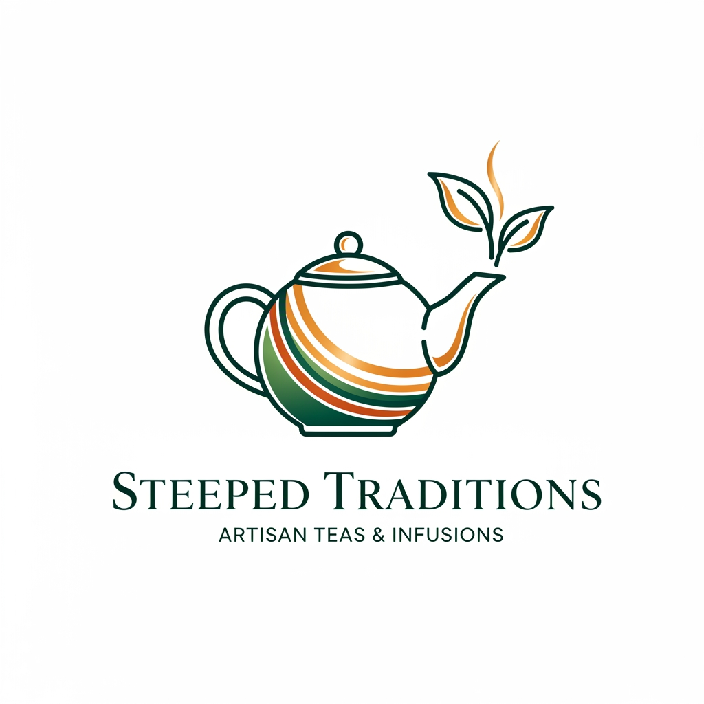 AI Design for tea pot logo