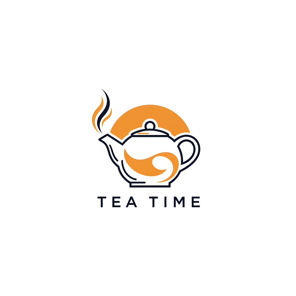AI Design for tea pot logo