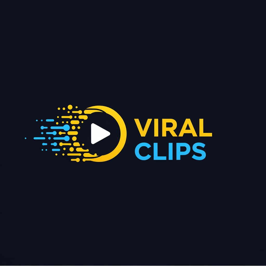 AI Design for Give me a logo for my youtube channel its name is viral clips