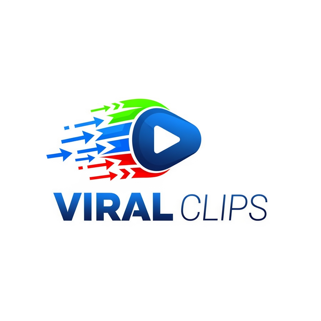 AI Design for Give me a logo for my youtube channel its name is viral clips
