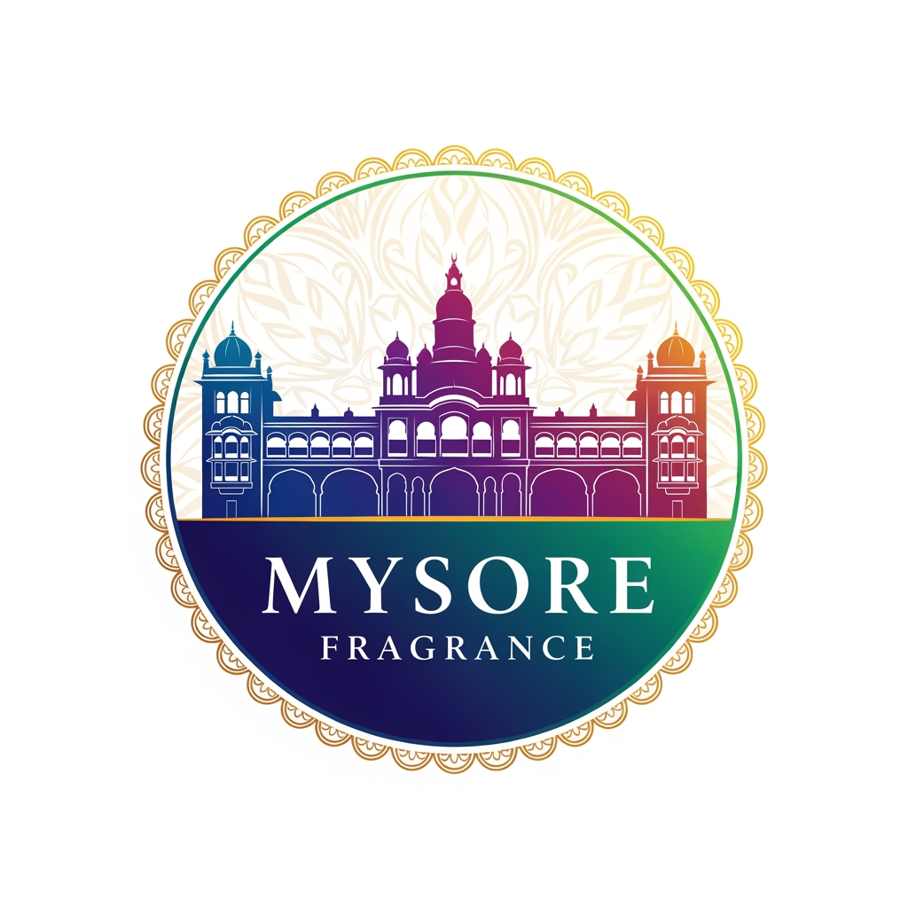 AI Design for Mysore Fragrance Ka Logo Banana Hai Perfume Brand Hai Colour Accretive Lene Hai