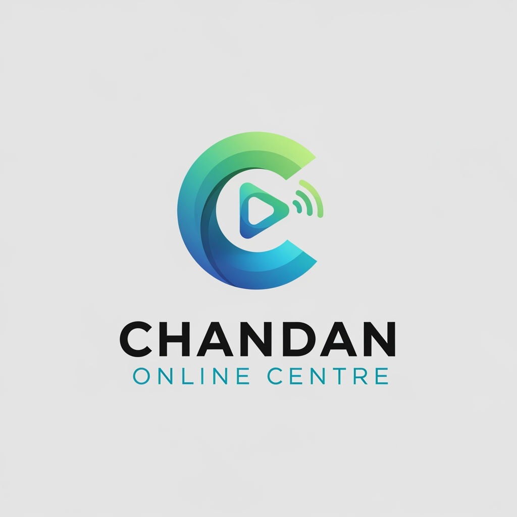 AI Design for design logo CHANDAN ONLINE CENTRE