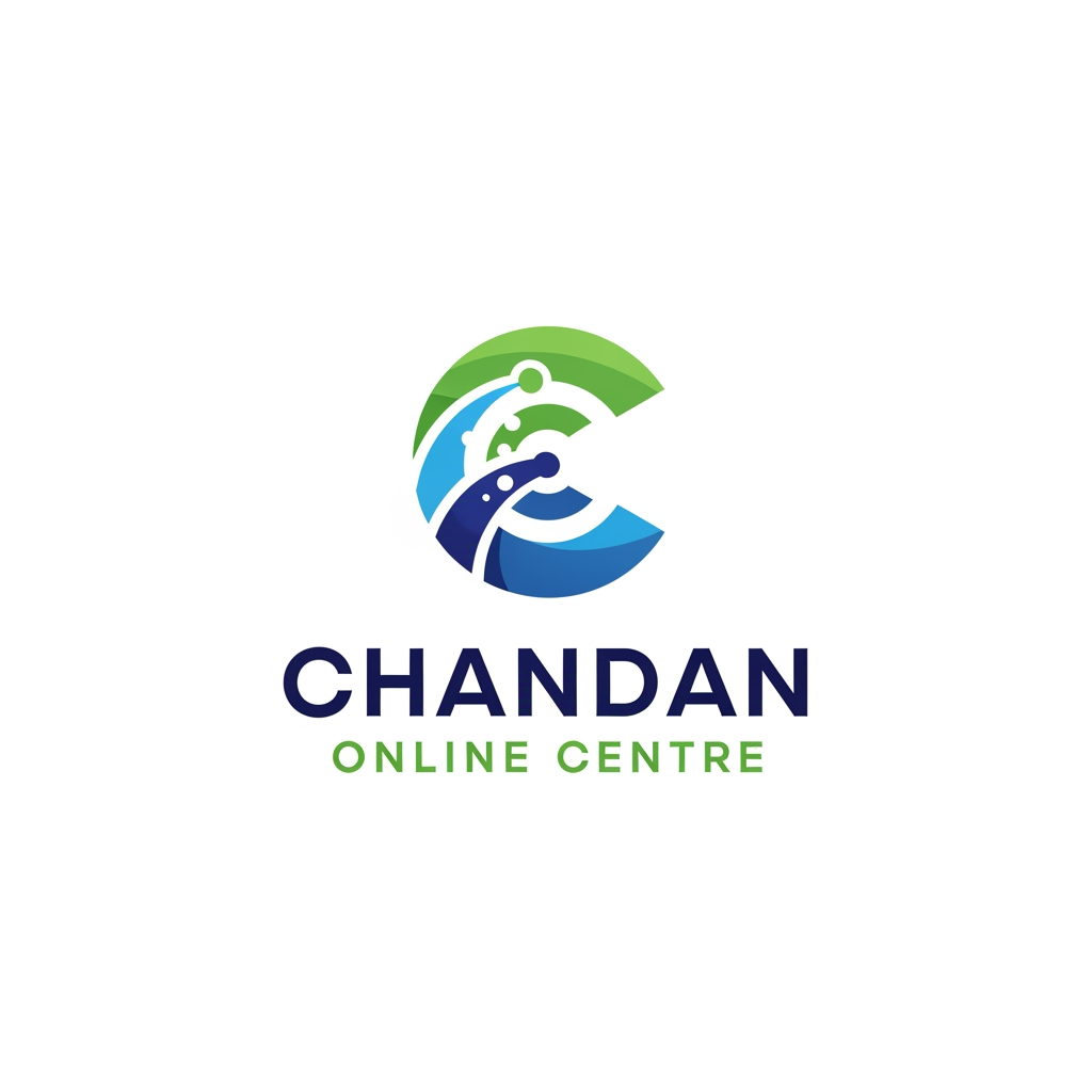 AI Design for design logo CHANDAN ONLINE CENTRE