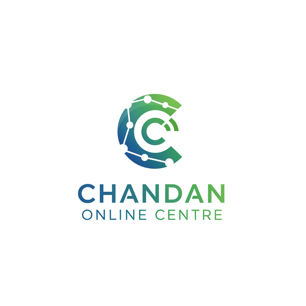 AI Design for design logo CHANDAN ONLINE CENTRE