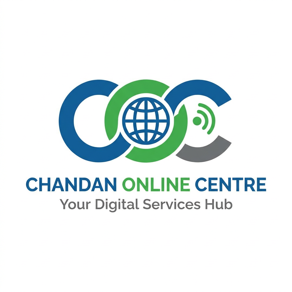 AI Design for design logo CHANDAN ONLINE CENTRE