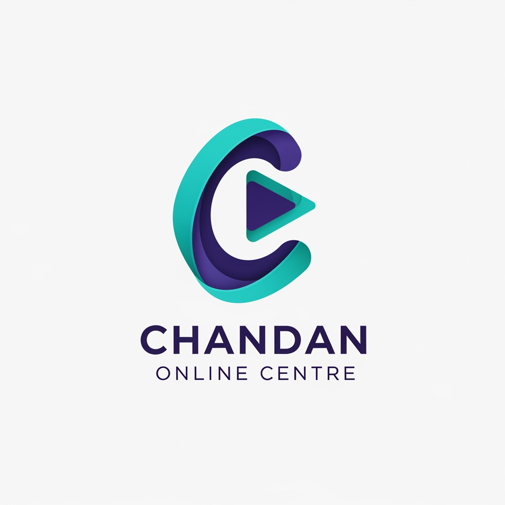 AI Design for design logo CHANDAN ONLINE CENTRE
