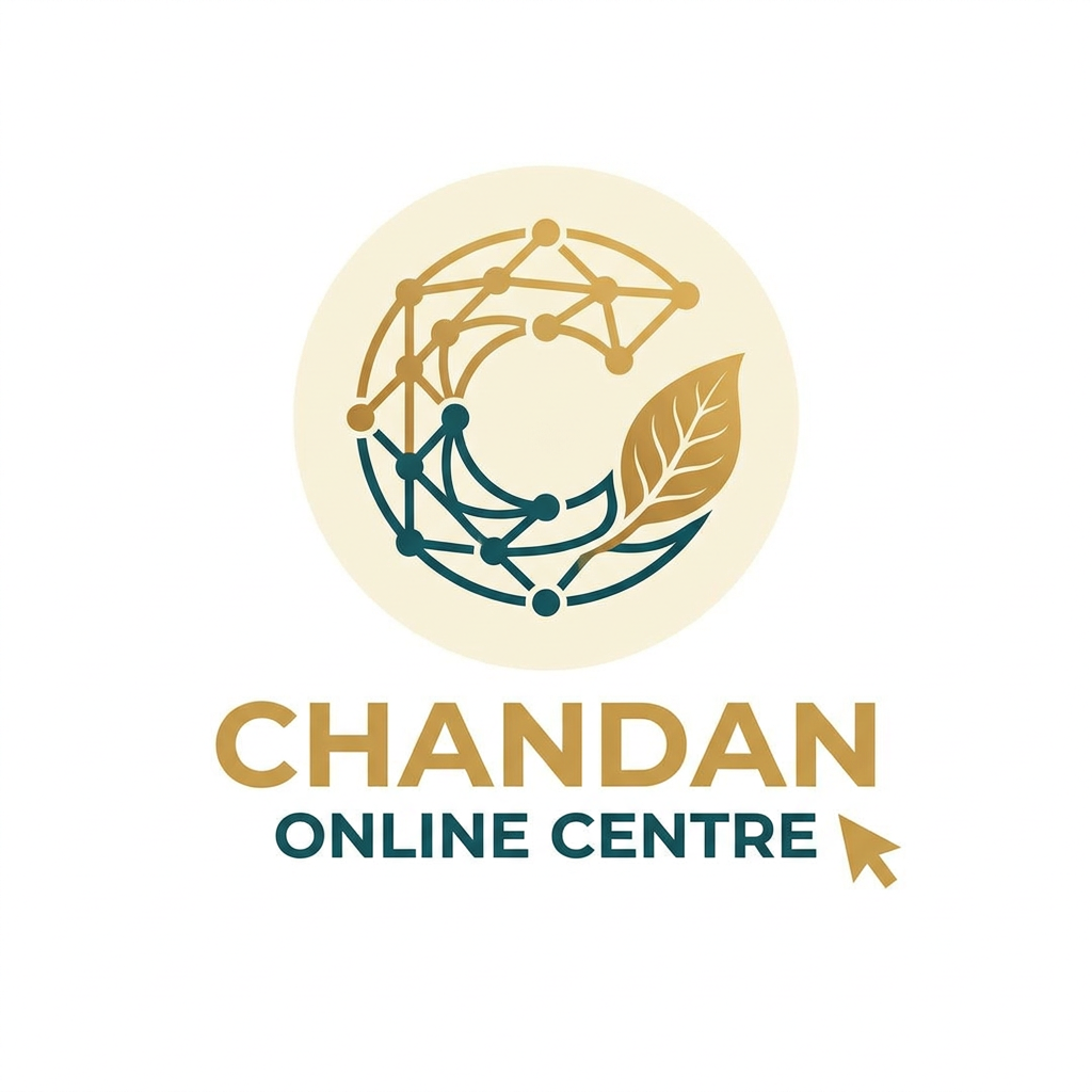 AI Design for design logo CHANDAN ONLINE CENTRE