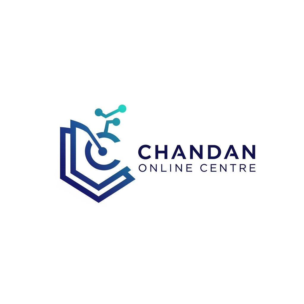 AI Design for design logo CHANDAN ONLINE CENTRE