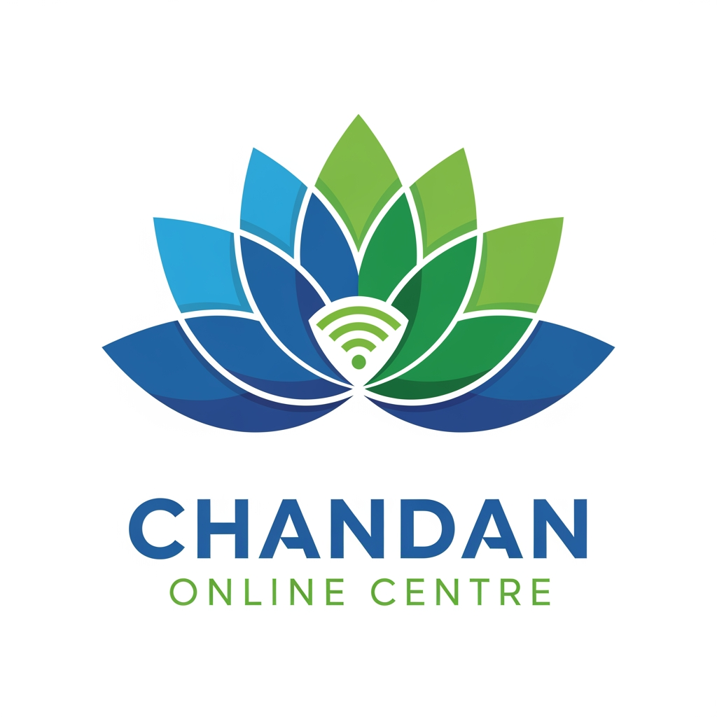 AI Design for design logo CHANDAN ONLINE CENTRE