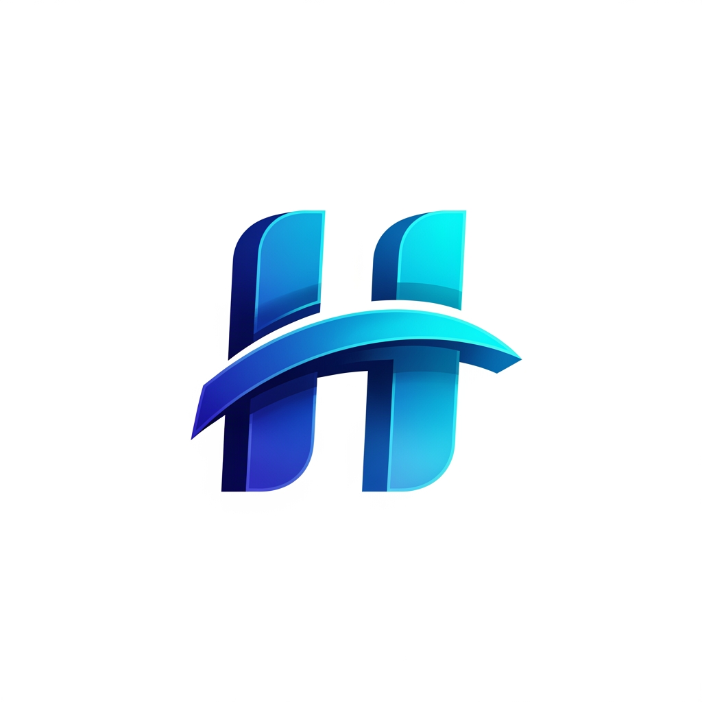 AI Design for logo for 'H'